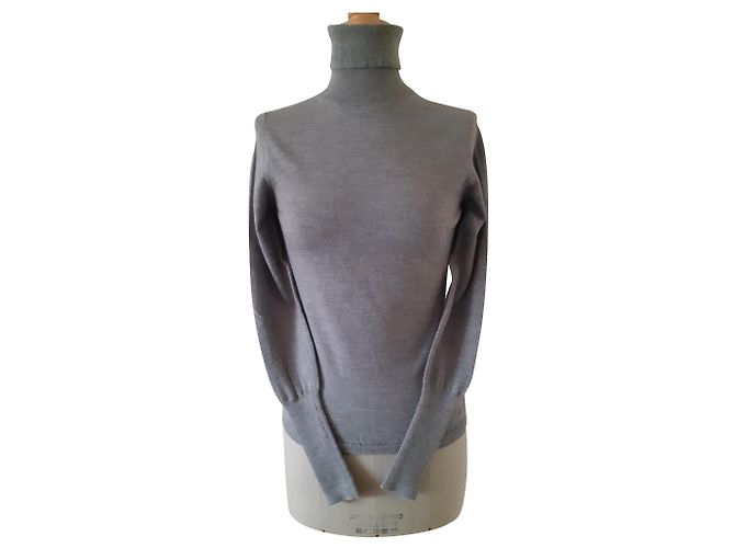 Hugo Boss Wollpullover Grau 
