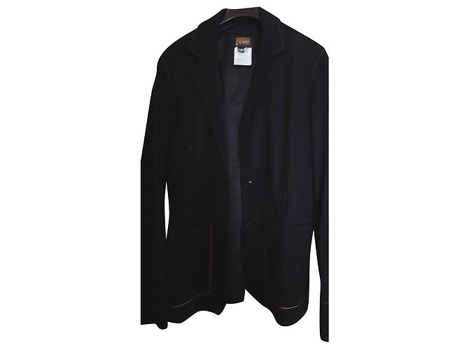 Gianfranco Ferré Navy Blue Wool Jacket