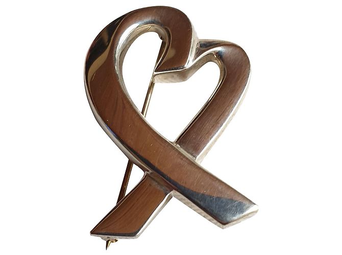 Spilla Tiffany & Co Loving Heart in argento