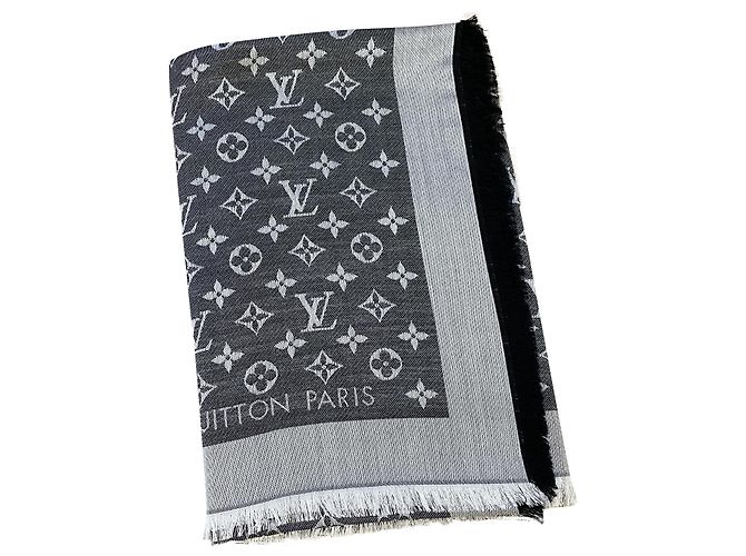Louis Vuitton Schwarzer Jeansschal