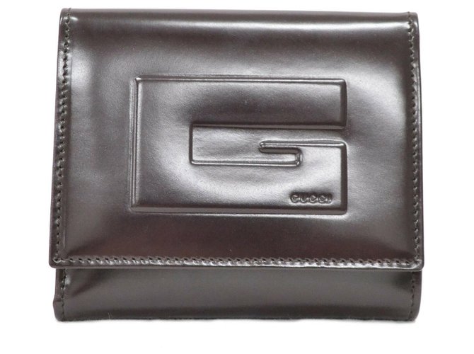 Gucci wallet Brown Leather  ref.226654