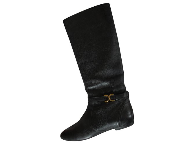 Chloé leather boots Black  ref.226690