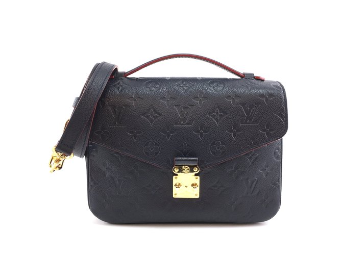 Louis Vuitton Pochette Metis Monogram Empreinte Pelle Nero ref.226717 -  Joli Closet