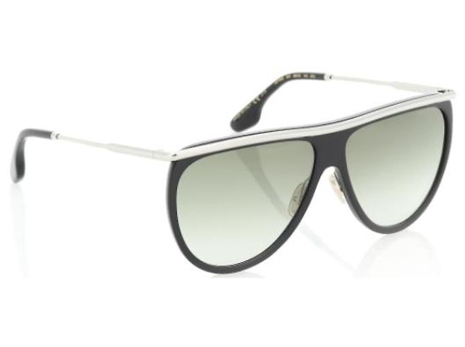 Victoria Beckham Occhiali V Beckham Half Moon High Brow Nero Argento
