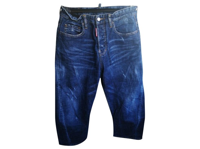Dsquared2 Jeans Blu Cotone  ref.226744