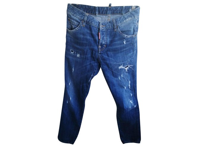 Dsquared2 Jeans Blue Cotton  ref.226750