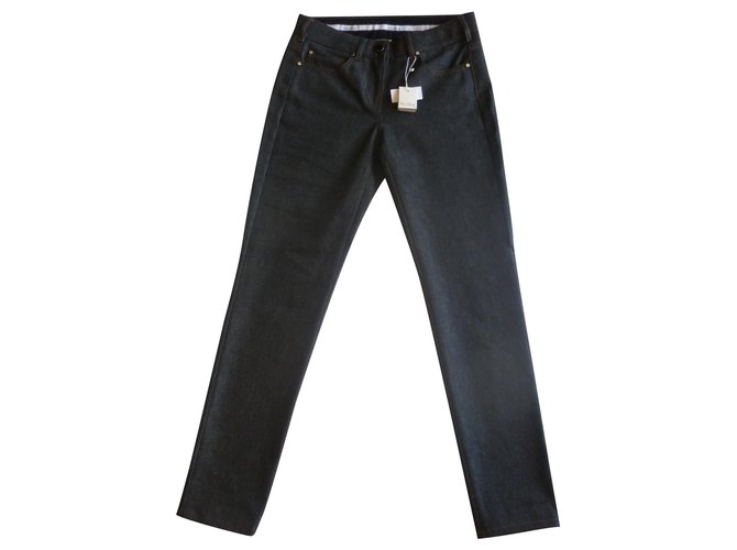 Jeans in misto cotone Max Mara Nero Elastan  ref.226824