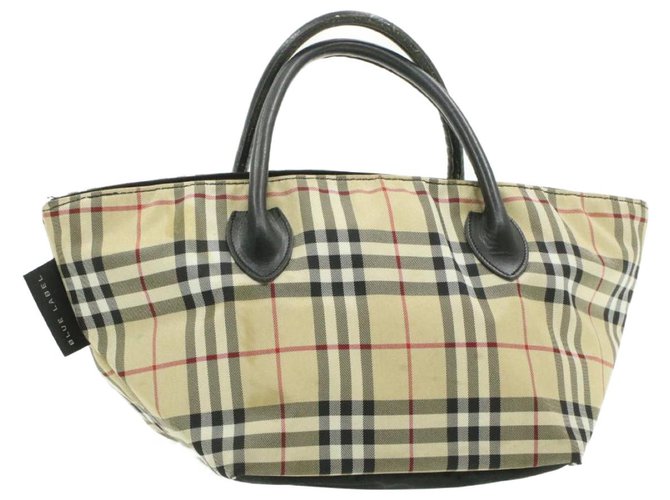 Burberry handbag Beige Cloth  ref.226835