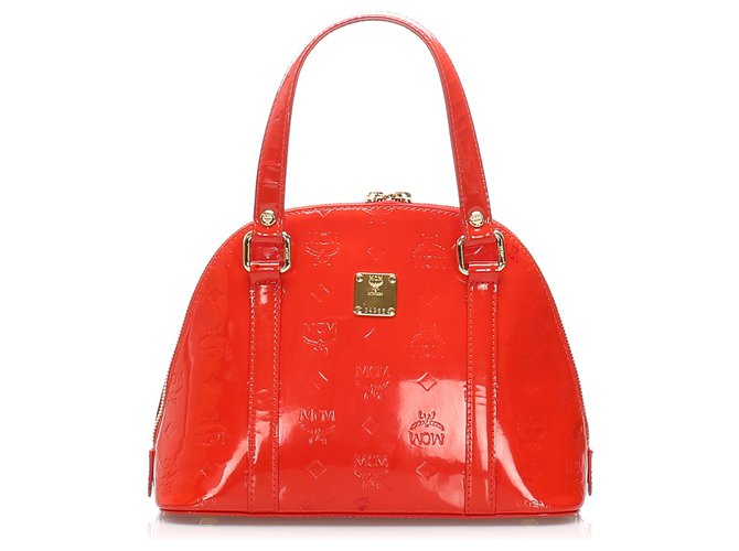 Louis Vuitton Red Patent leather Handbag  Patent leather handbags, Red  patent leather handbag, Leather handbags