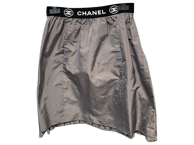 Chanel gonne Nero Grigio