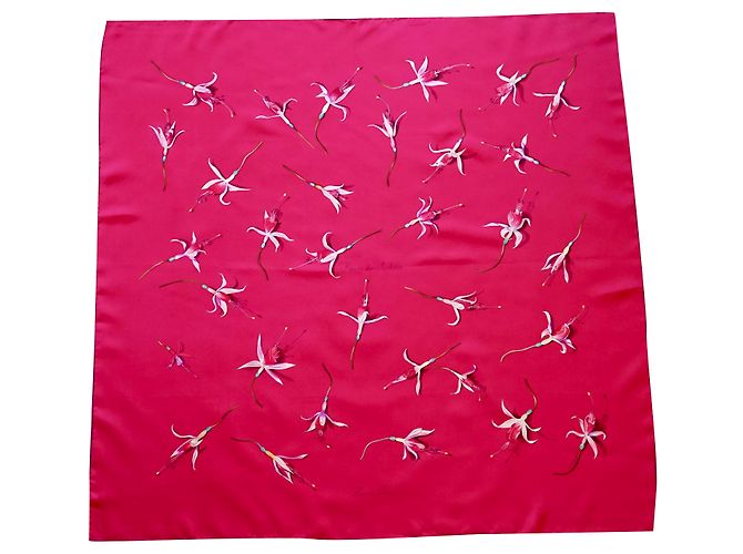Hermès Sciarpe di seta Fuschia