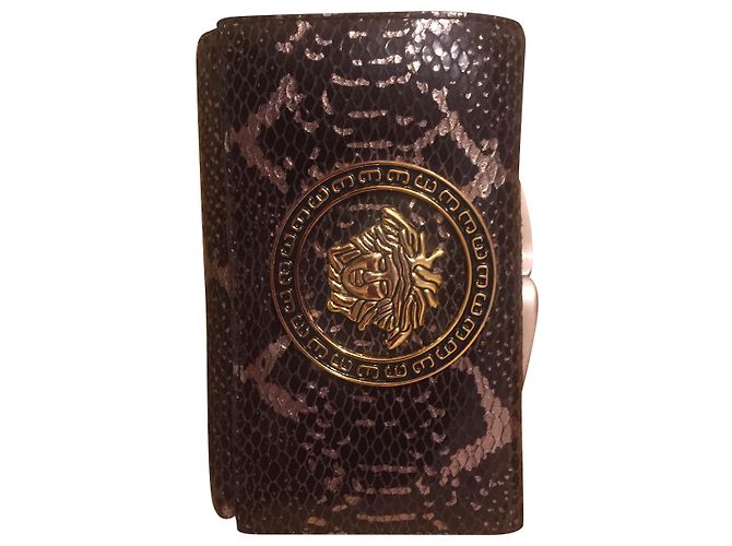 Versace carteira python