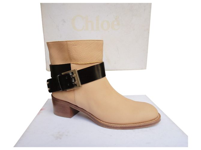 Chloé p Stiefel 35,5 neue Bedingung Beige