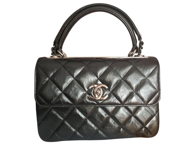 Chanel Trendy CC Black Pony-style calfskin ref.227156 - Joli Closet