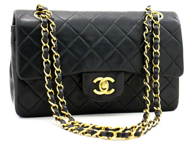 Chanel Timeless Black Leather  ref.227297