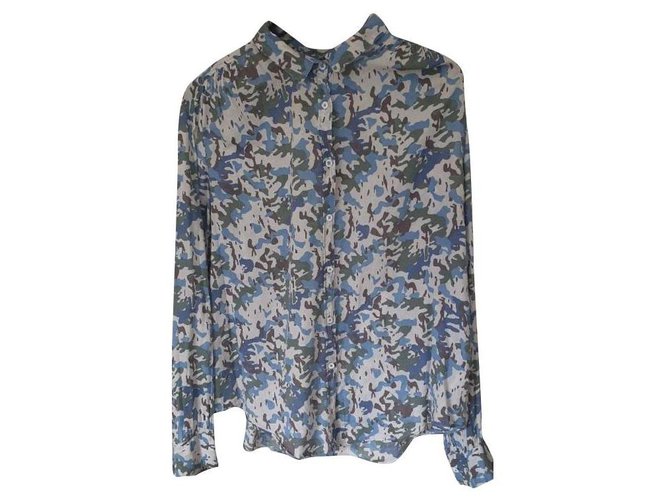 Shirt ZADIG & VOLTAIRE Light blue Cotton  ref.227348