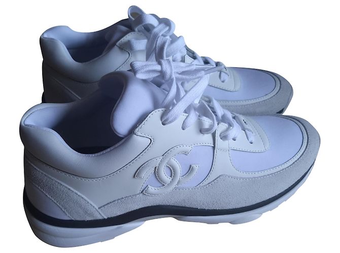 Turnschuhe Chanel Weiß