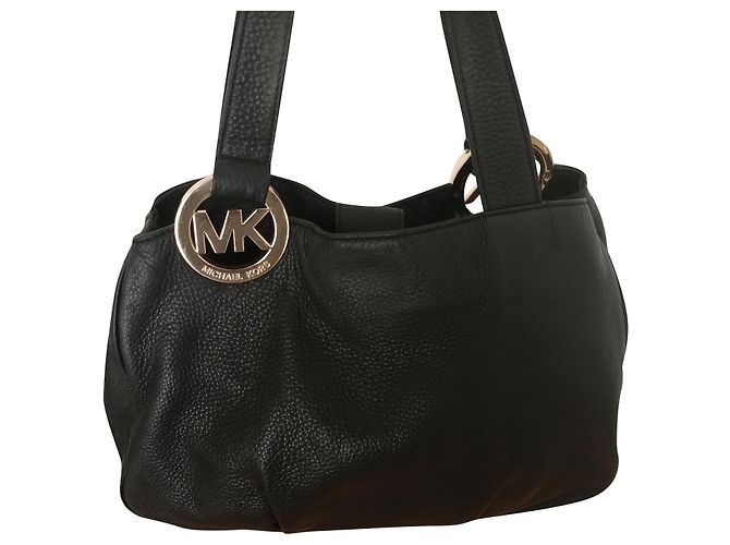 Borsa Michael Kors in pelliccia nera Nero