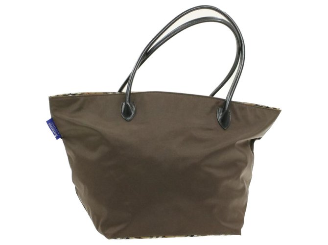 Burberry handbag Brown Synthetic  ref.227493