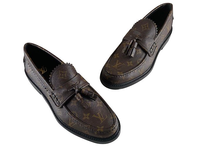 Louis Vuitton Mocassins Voltaire Marron