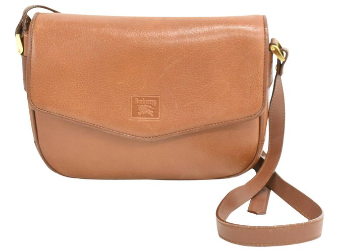 Burberry Shoulder bag Brown Leather  ref.227533