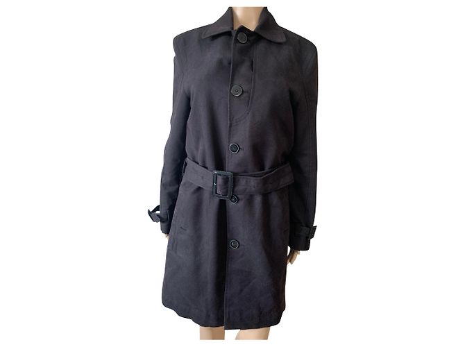 Autre Marque Abrigo J.Lindeberg de algodón negro