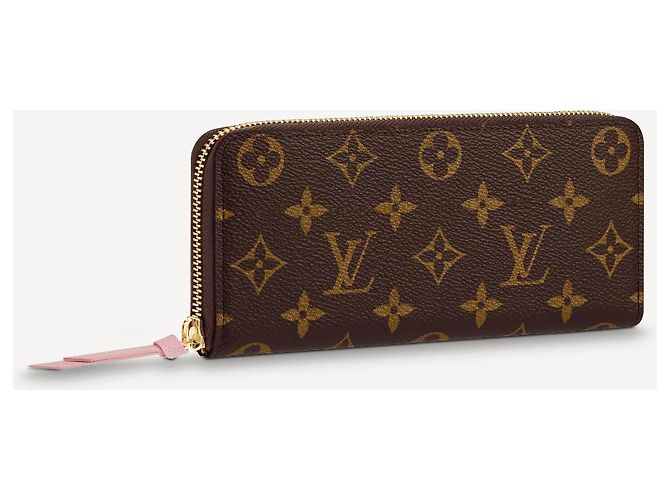 Louis Vuitton Carteira LV Clemence nova Marrom