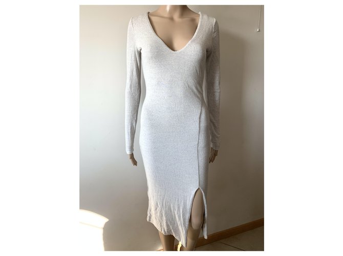 KOOKAÏ Dresses Grey Wool  ref.227844