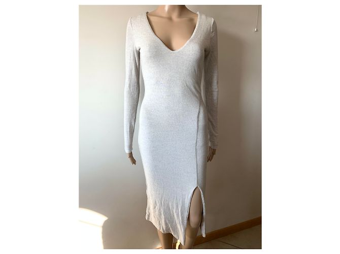Vestido KOOKAÏ de lã cinza