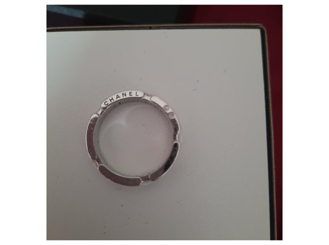 anel ultra model chanel Branco Ouro branco  ref.227908