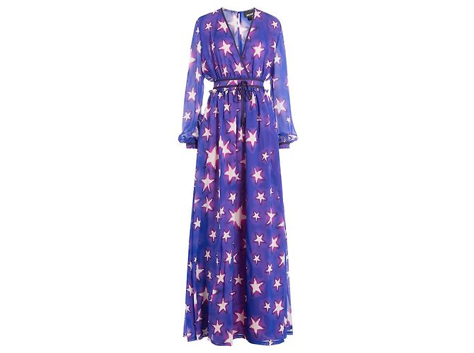 Vestido maxi Boue Star Just Cavalli Multicor