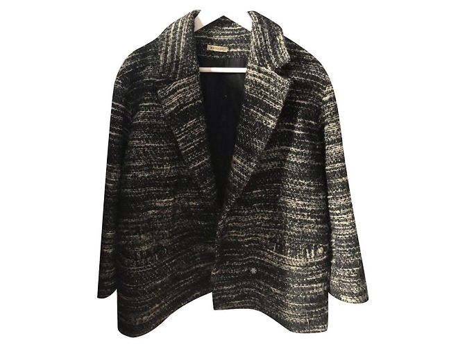 Giacca oversize Masscob nera e grigio scuro poliestere Nero Grigio antracite