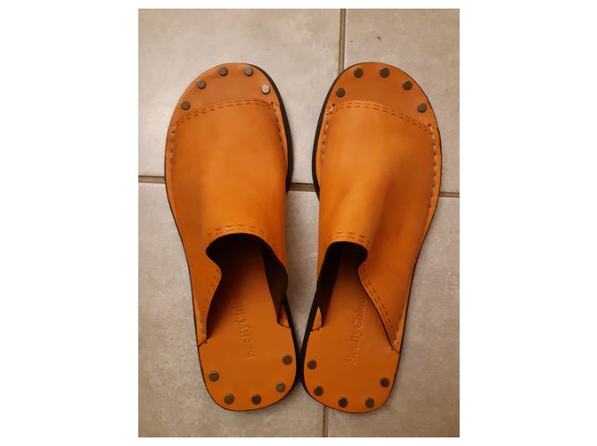 See by Chloé barefoot clog Orange Leather  ref.228038