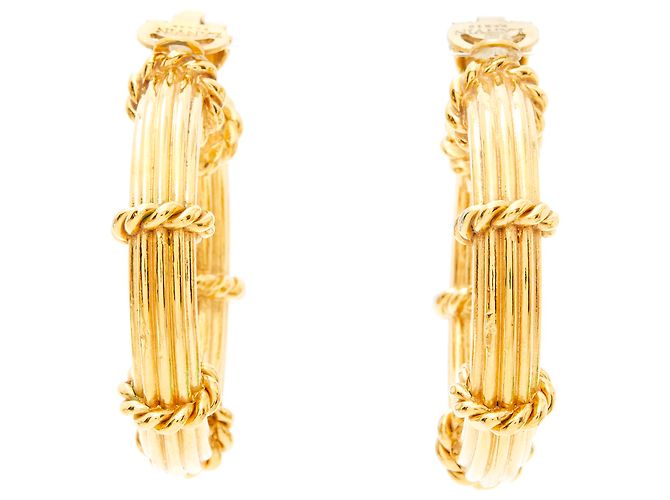 Lanvin cable maxi hoops