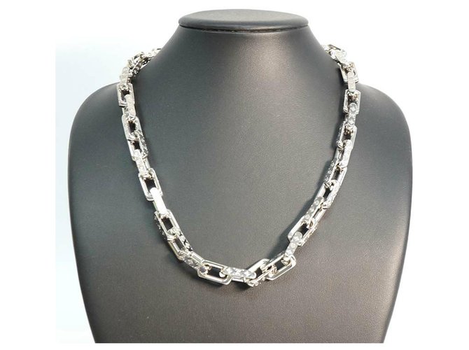 Louis Vuitton Collier chain stainless steel necklace  ref.228528