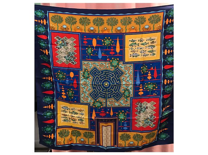 Hermès Paridaiza Silk Scarf 90x90