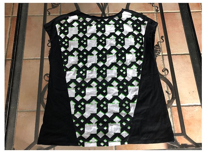 Peter Pilotto X Target Top Nero Bianco Verde