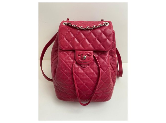 Chanel Pink Leder  ref.228569