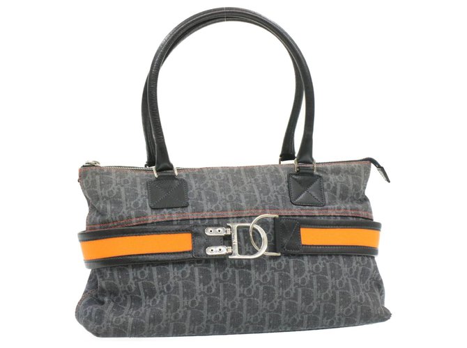 DIOR handbag Black Cloth  ref.228716