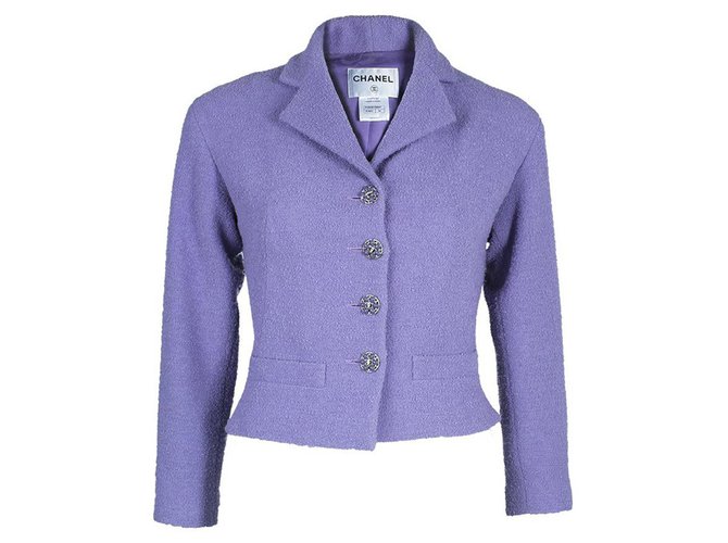 Chanel NEW 4,5K$ tweed jacket Lavender  ref.228806