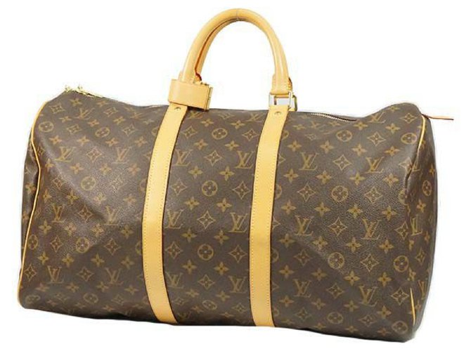 Louis Vuitton Keepall 50 unisex Boston bag M41426 Cloth  ref.228825