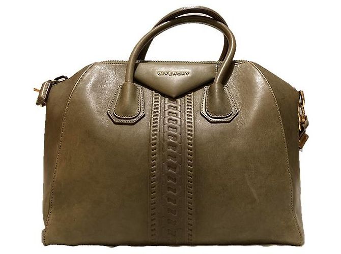 Sac Givenchy Antigona Moyen Vert Foncé Cuir
