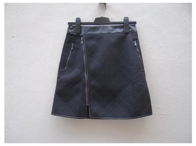 3.1 Phillip Lim Skirts Black Polyester Polyurethane  ref.228966