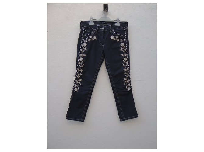 Isabel Marant Jeans Black Cotton Elastane  ref.228990