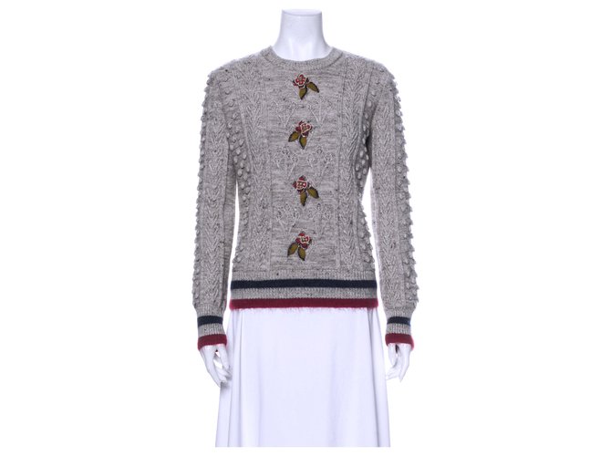 Chanel Paris-Salzburg sweater Grey Cashmere  ref.229001