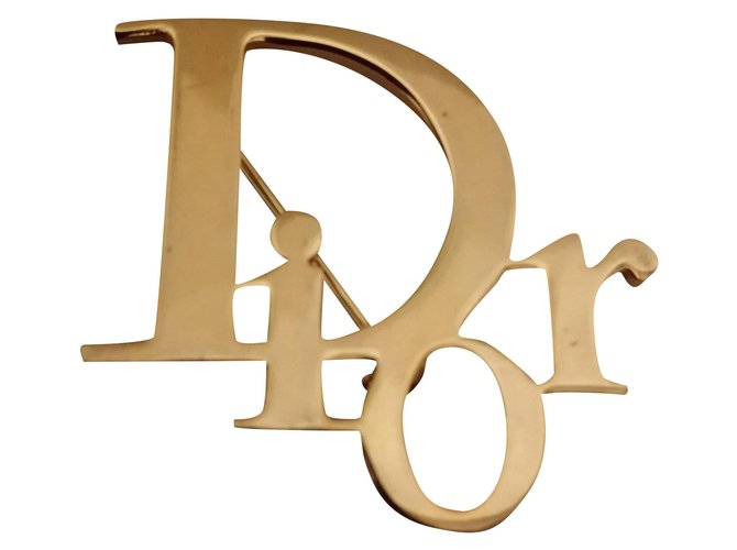 Dior Broches et broches Métal Doré  ref.229082