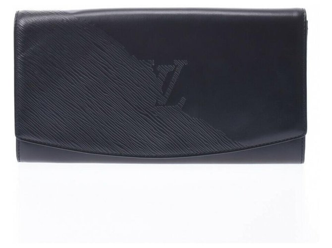 Louis Vuitton Aegean Black Leather  ref.229110