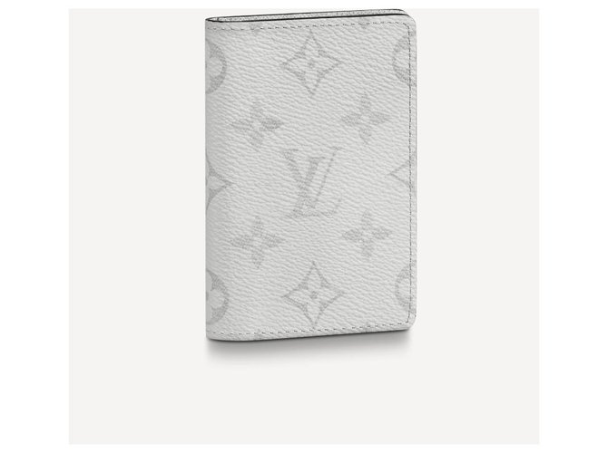 Louis Vuitton LV pocket organiser new White Leather  ref.229225