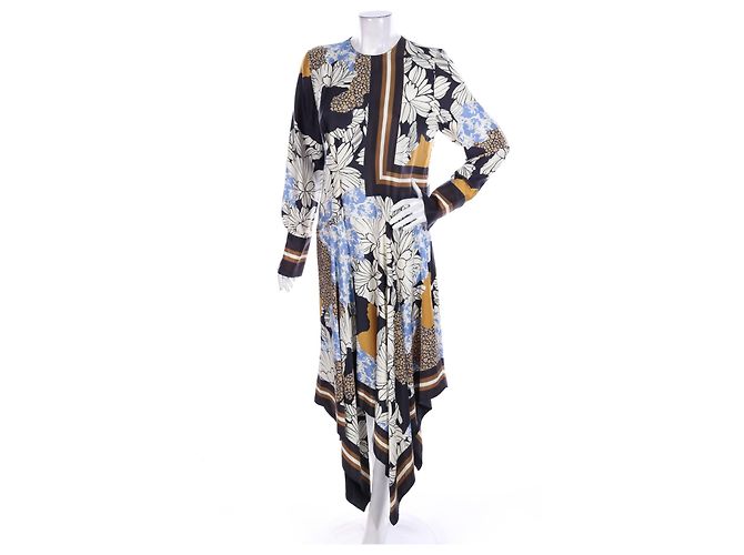 Vestido floral de viscose By Malene Birger Multicor