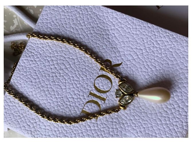 Christian Dior Collana dior vintage Gold hardware
